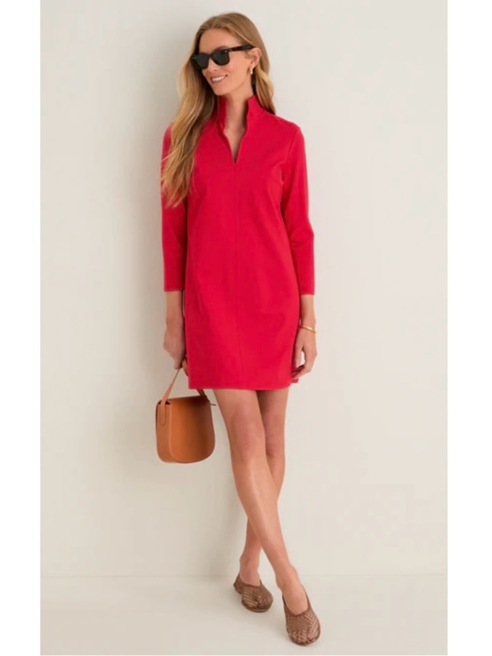 Tuckernuck Red Ponte Clifton Dress XL New